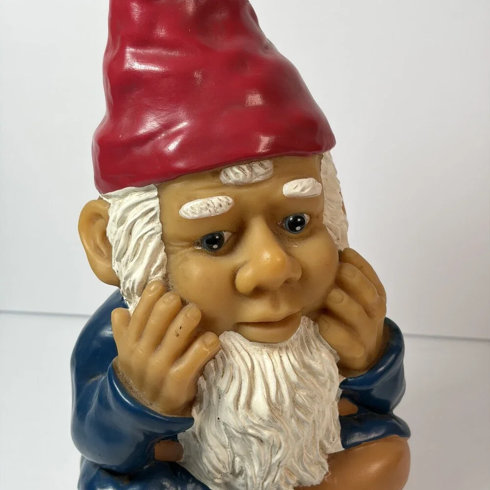 Gemmy Motion Detecting Talking Garden Gnome Lawn Decor Hear No Evil 12